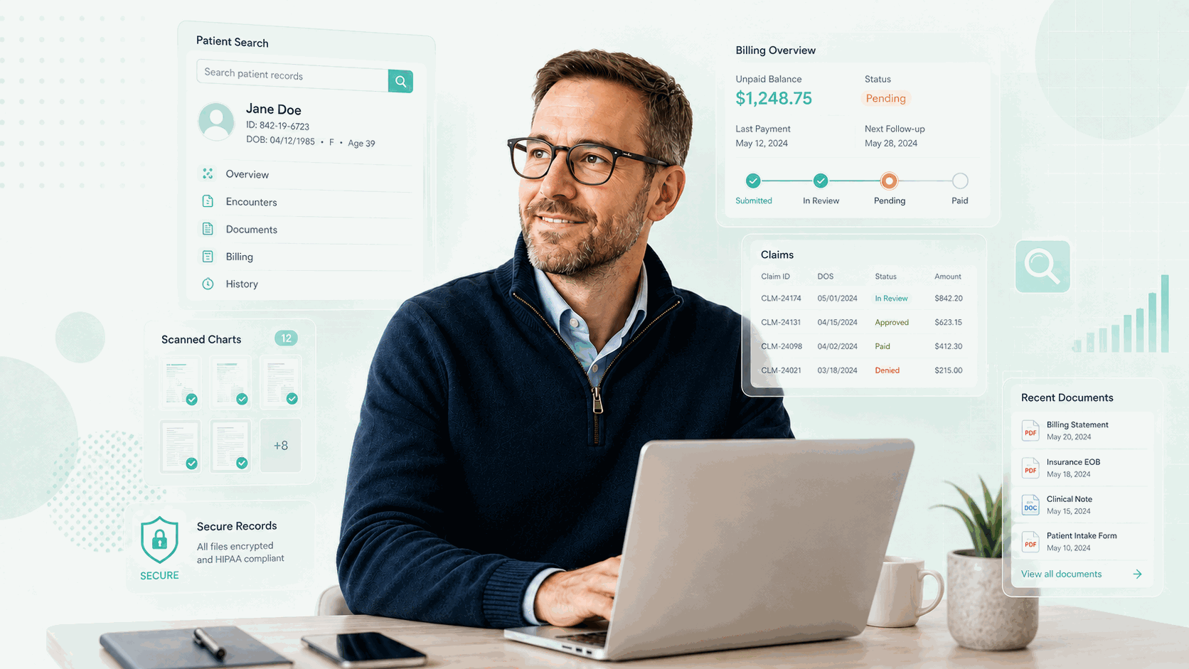Medical billing, records